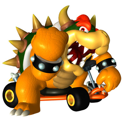 Bowser is cute! 💚 on X: Bowser 3D render for Mario Kart Tour   / X