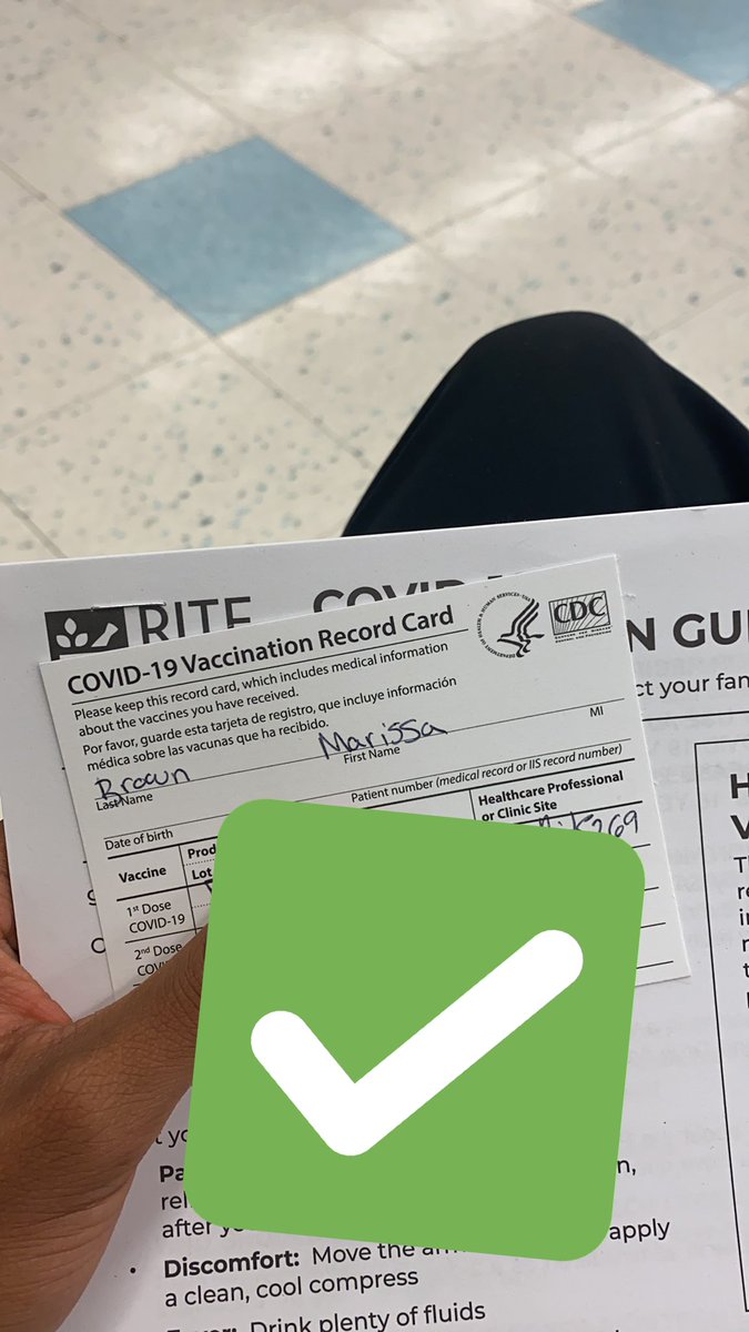 marissacandice's tweet photo. did the damn thing!
#CovidVaccine https://t.co/J0MTDW0L48