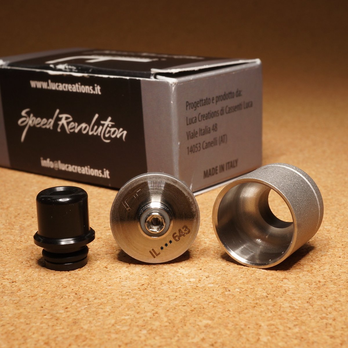 VAlphaline's tweet photo. Luca Creations|Speed Revolution 2019 MTL BF 18mm RDA 緊急入荷!本家にて別注の SHOT-BLASTED FINISH 加工が純正リング含め施されたレア物です。コンデションは極上!お見逃し無く。😋😘😜 DM大歓迎 #LucaCreations #SpeedRevolution #BF #MTL #RDA #Vape #Vape好きな人と繋がりたい #Vape放出 https://t.co/KRZdJkJkCK