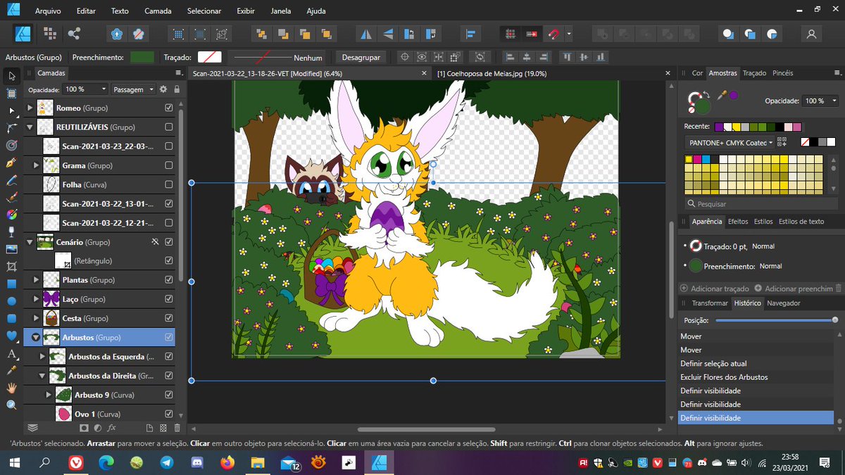 CantinhoDoRomeo's tweet photo. E depois de mais uma hora de trabalho, alguns pequenos detalhes que fazem diferença, como a mudança da planta no lado direito e as flores nos arbustos <3
#Vector #Vetor #WIP #Vetorial https://t.co/3s23WoB6Vj
