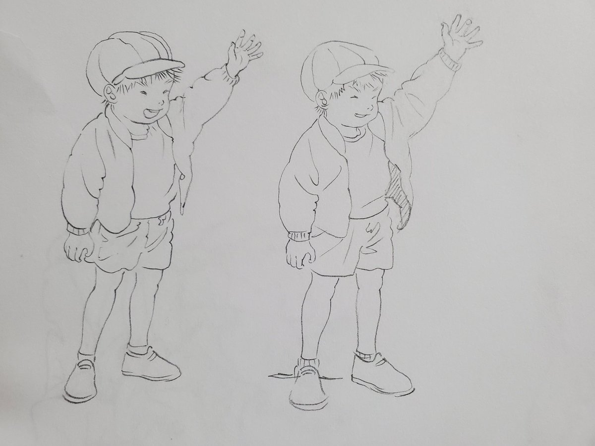 ワンポーズに毎回試行錯誤して、線の表情もしっくりこなくてやり直すこと何度も何度も。それが面倒だけど楽しいよね😄
たまーに適当に描いたポーズが最高だったりするとすごく嬉しい 
