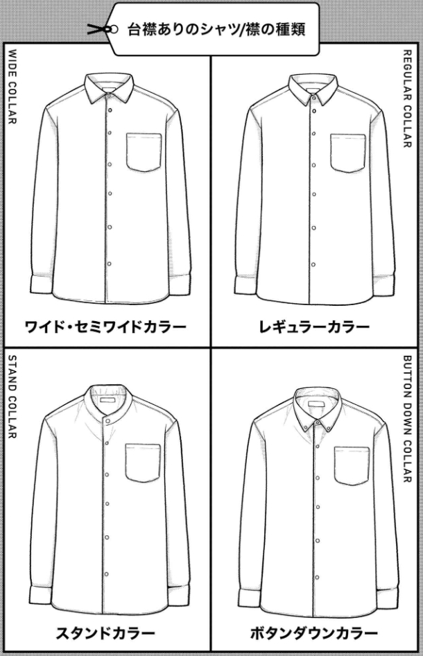 『服を着るならこんなふうに』89話更新されました!メジャーなシャツの種類を見分けよう、の回です!

シャツの襟の違い、知らなかったので絵的にも勉強になりました!!✍️?????
https://t.co/Ft0KZuFVi3 