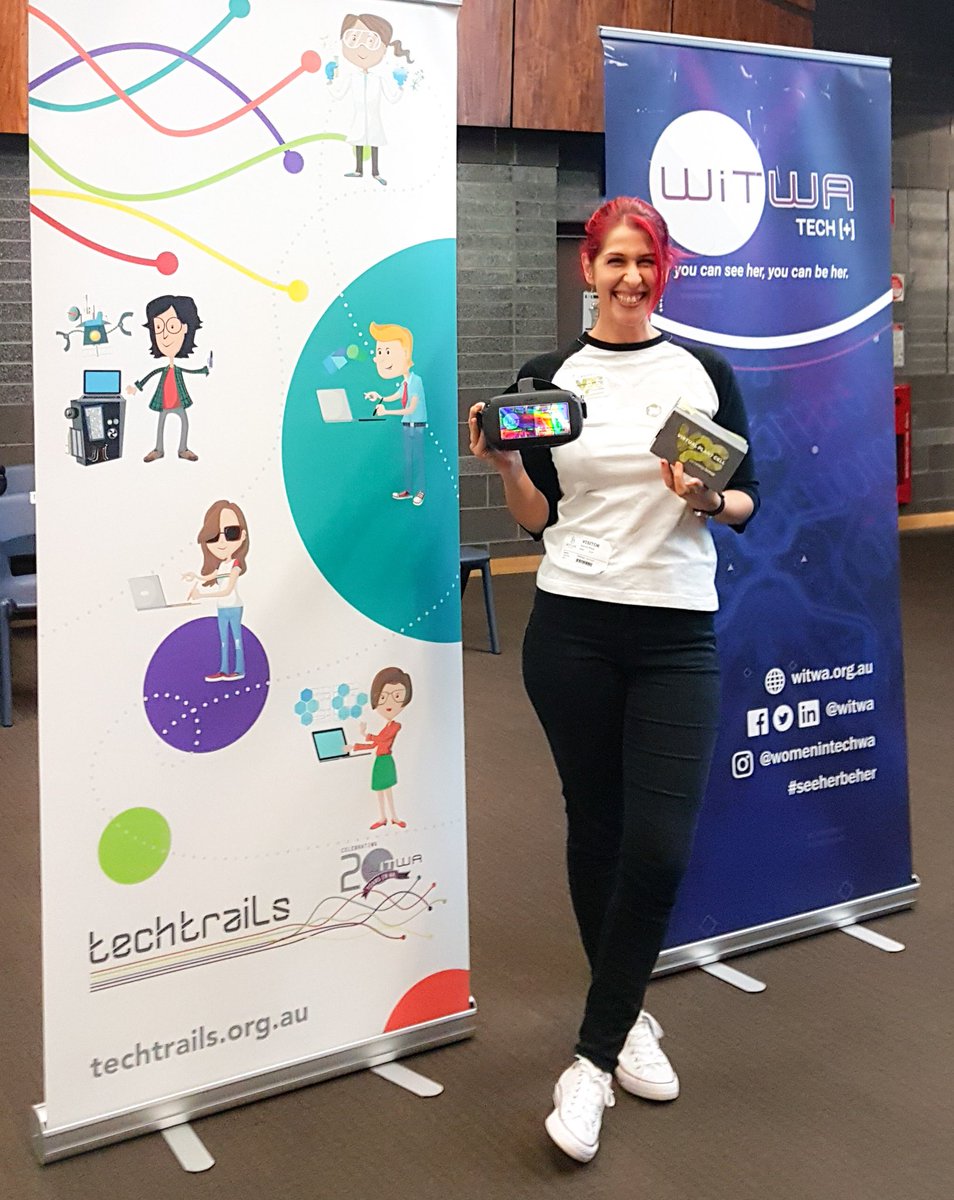 PlantEnergyBiol's tweet photo. Great to be taking #VirtualPlantCell out for stories in STEM careers for #TechTrails @WITWA #SEEHERBEHER #Tech #VirtualReality #STEM #STEMXR https://t.co/RRcYLVqjd7