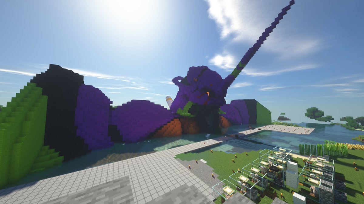 sr__galaxy's tweet photo. El EVA01 de @HumildadLand @HumildadCraftCL terminado al fin https://t.co/0lv7sMD2Rv