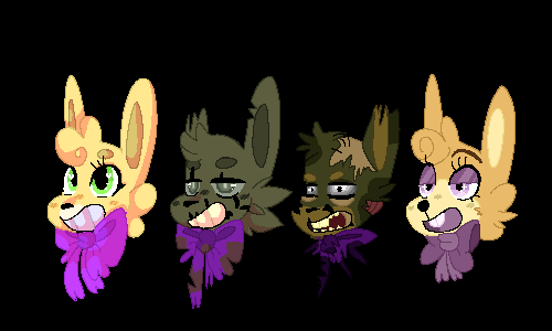 Fredbear and Springbonnie Glitchrat 🐀 - Illustrations ART street