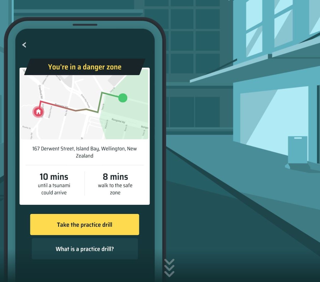 WREMOinfo's tweet photo. We are really excited to celebrate the launch of the #TsunamiReadyApp co-designed with @alpherodotcom   It is a fantastic learning tool to help raise awareness of our region's tsunami zones. See if you are in a tsunami zone &amp; practise your drill. Download👉https://t.co/KJdmnRrpva https://t.co/aZwt7rbAz4
