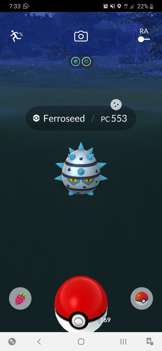 DeyvinGo's tweet photo. Cuando ya no esperaba nada, me salió este pequeño 🥳😁😁 #shinny  #PoGO #caminantes https://t.co/ygj8GACK5R