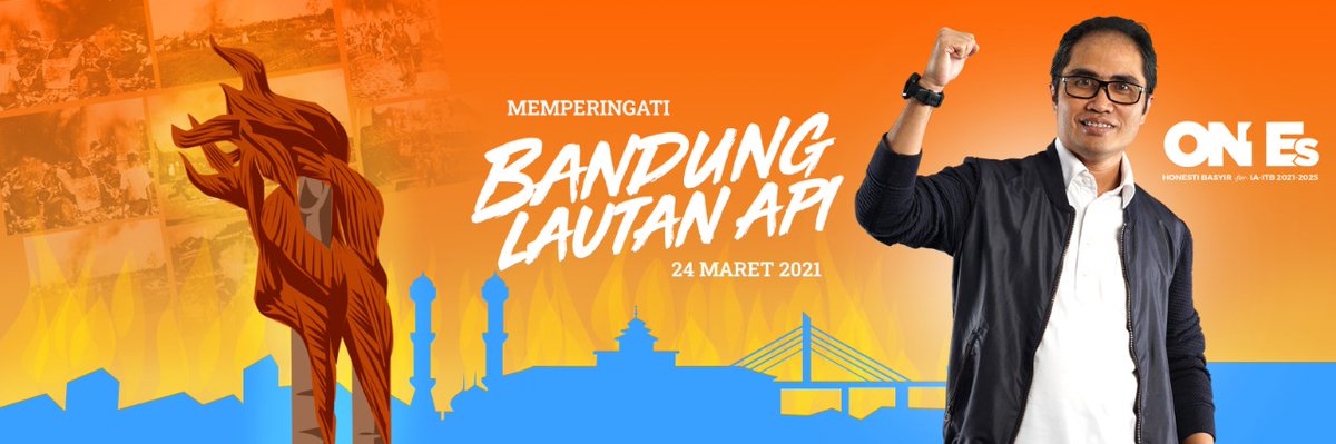 tobe_ones's tweet photo. Memperingati "Bandung Lautan Api" 24 Maret 2021

#TobeOnes
#HonestiBasyirforIAITB
#PemiluIAITB
#AlumniASIK https://t.co/wgqRdHDRnA