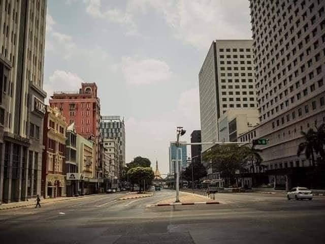 PiggySu5's tweet photo. #Today(24.3.2021)

#WhatHappeningInMyanmar 
#BurmaSilenceStrike2021 
#March24Coup
#InYangon https://t.co/r0lj0oed4m