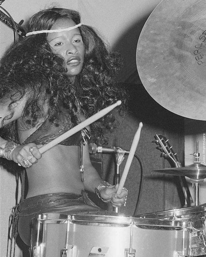 Happy Birthday to the amazing Chaka Khan. Q: Is there anything cooler than playing drums? A: NO!!! 