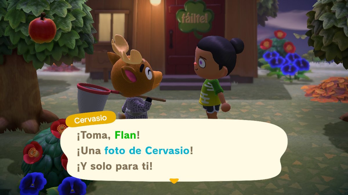 polux_3's tweet image. Combobreaker de fotos! Él ya me había dado su foto #Cervasio #AnimalCrossing #ACNH #NintendoSwitch