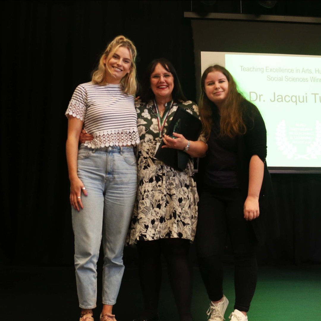 "People like Jacqui do so much for us and I think it’s really important to show how appreciative we are so there was no other person that I wanted to say thank you to more!" Jenna Roberts, 2019 💜

Remind you of anyone? Nominate them before Friday!👉 rusu.co.uk/excellence