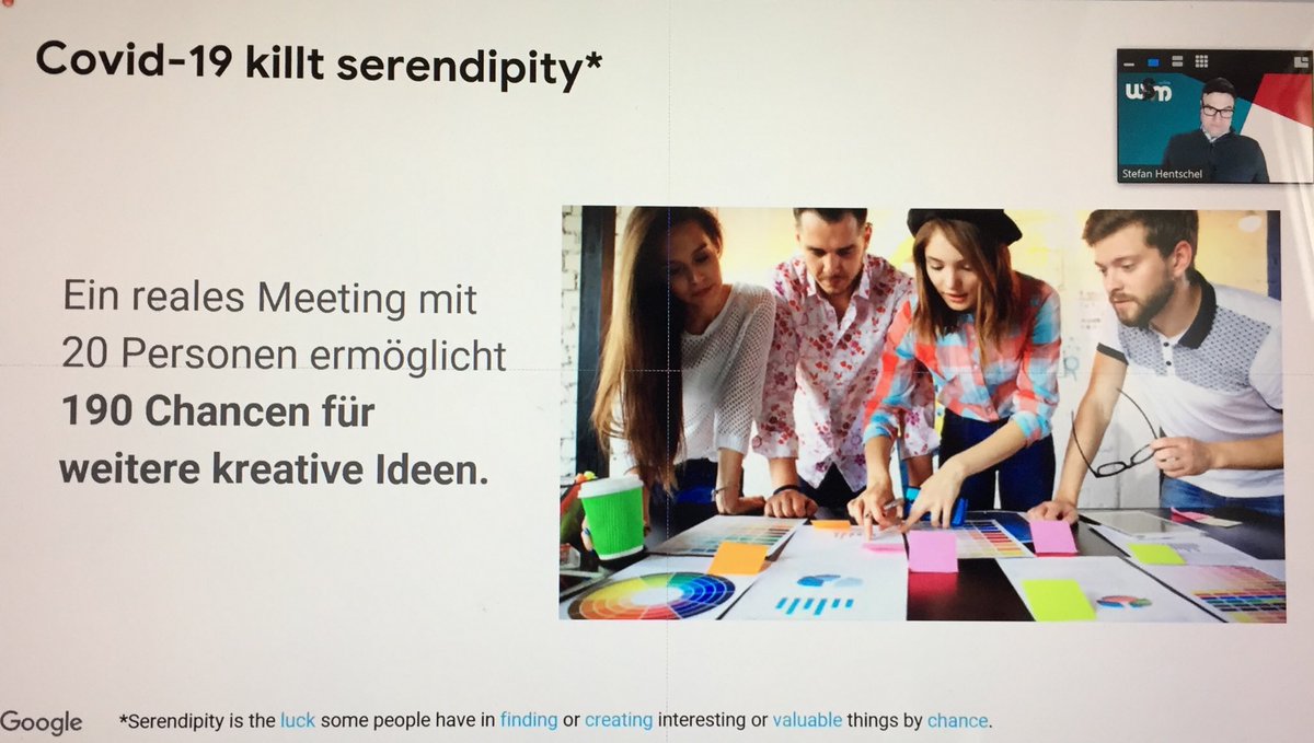 BirgitMallow's tweet image. #Innovation braucht #Serendipity - These von Stefan Hentschel, Google: Büros sind deshalb weiter nötig (wenn auch weniger als vor der Pandemie) #sauguteZukunft @VollScheff #WinterSchool
