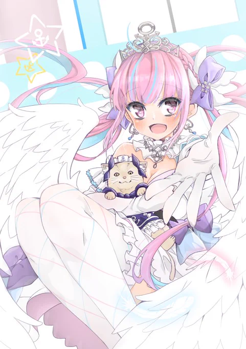 #見た人も無言でピンク髪美少女貼れ
(ノ≧▽≦)ノーー❤️ 
