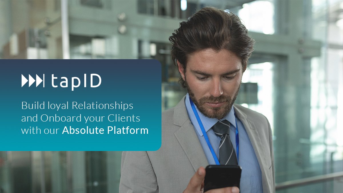 tapID_'s tweet photo. tapID supports #Companies to shape their #Smooth, #Frictionless and #Fast #OnboardingProcess: the easiest way to launch your #Business also via #Smartphone. 

More at: https://t.co/Wjlaa44FJJ https://t.co/vCJIPB6AME