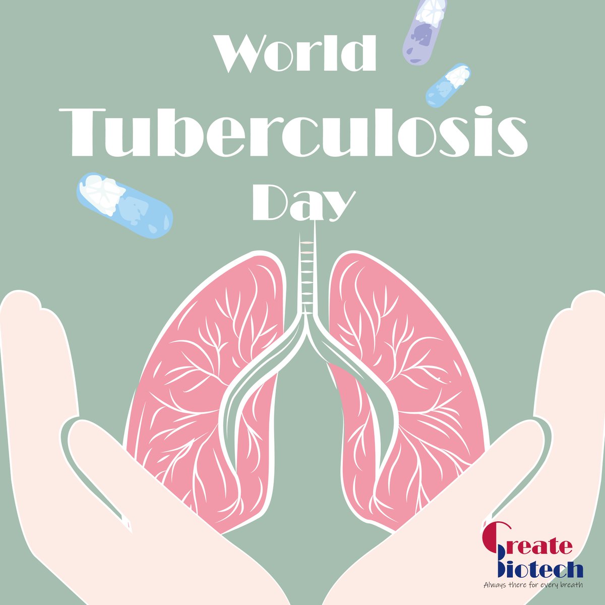 TaiwanCreate's tweet photo. Today is #WorldTBDay!
According to WHO, nearly 4000 lives are lost to Tuberculosis every day. Even though it's one of the deadliest disease, it's curable and preventable. Let's work together to make every patient free from TB!
#CreateBiotech #Tuberculosis https://t.co/0jdYROWZP3