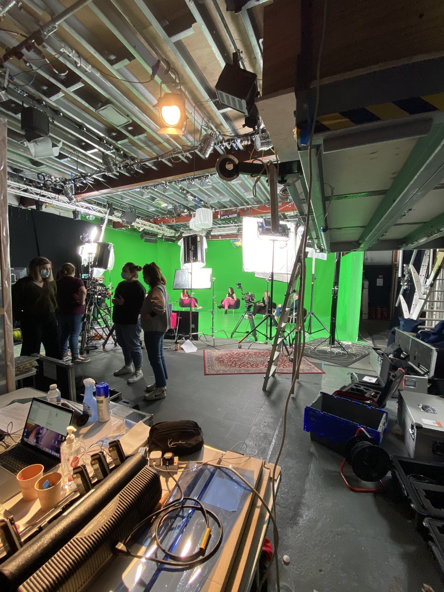 Yesterday, our studio shoot had:
4 Female Presenters
A Female Director
2 Female Producers
A Female Writer
2 Female Camera Assistants
A Female Soundie
A Female Runner
A Female Head of Production

And it was joyous