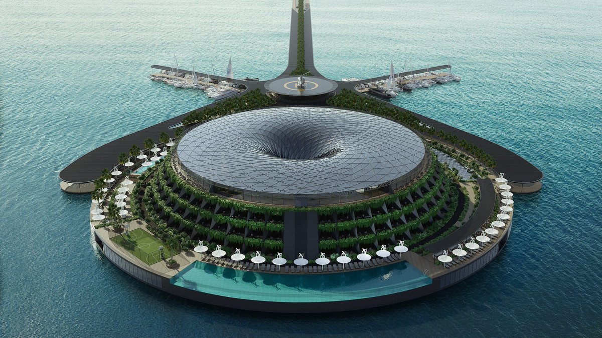 FRexpats_Q's tweet photo. Hôtel rotatif flottant
Il sera achevé en 2025 et comprend 152 chambres et suites. #Qatar https://t.co/uPGQ6tWRiv