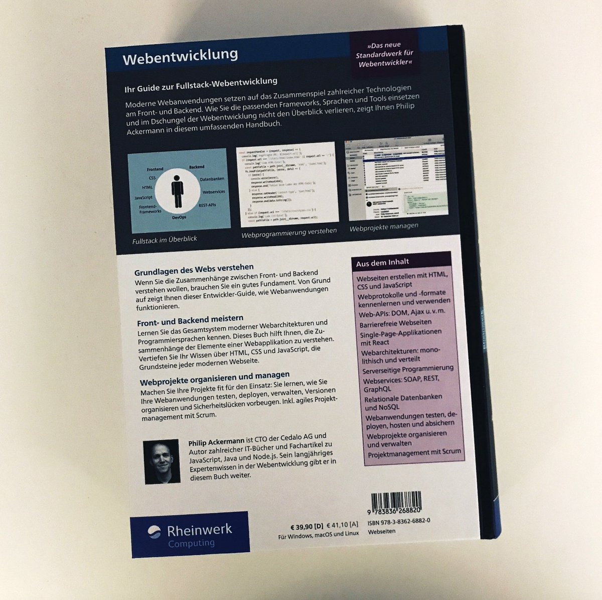 webdevhandbuch's tweet image. 🔥🔥🔥 Da ist das Buch!!! 🥳🎉🚀 Ab heute im Handel erhältlich, z.B. direkt auf der Seite vom @rheinwerkverlag 👉 rheinwerk-verlag.de/webentwicklung…
Danke an alle, die mitgewirkt haben 🙏🤗 Danke an alle Leser!
#HTML #CSS #javascript #NodeJS #React #SQL #NoSQL #Git uvm. #100DaysOfCode