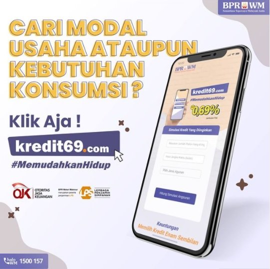 BPR_WM's tweet photo. Anda bingung cari modal untuk usaha Anda? Atau kebutuhan konsumsi yang meningkat namun keuangan sedang kurang baik?
https://t.co/iltqxc5XHm solusinya!😊

Untuk info lebih lanjut segera hubungi kami
☎️1500 157
Whatsapp: 08551500157

Kami siap membantu Anda setiap saat https://t.co/xsf9zLo9K3