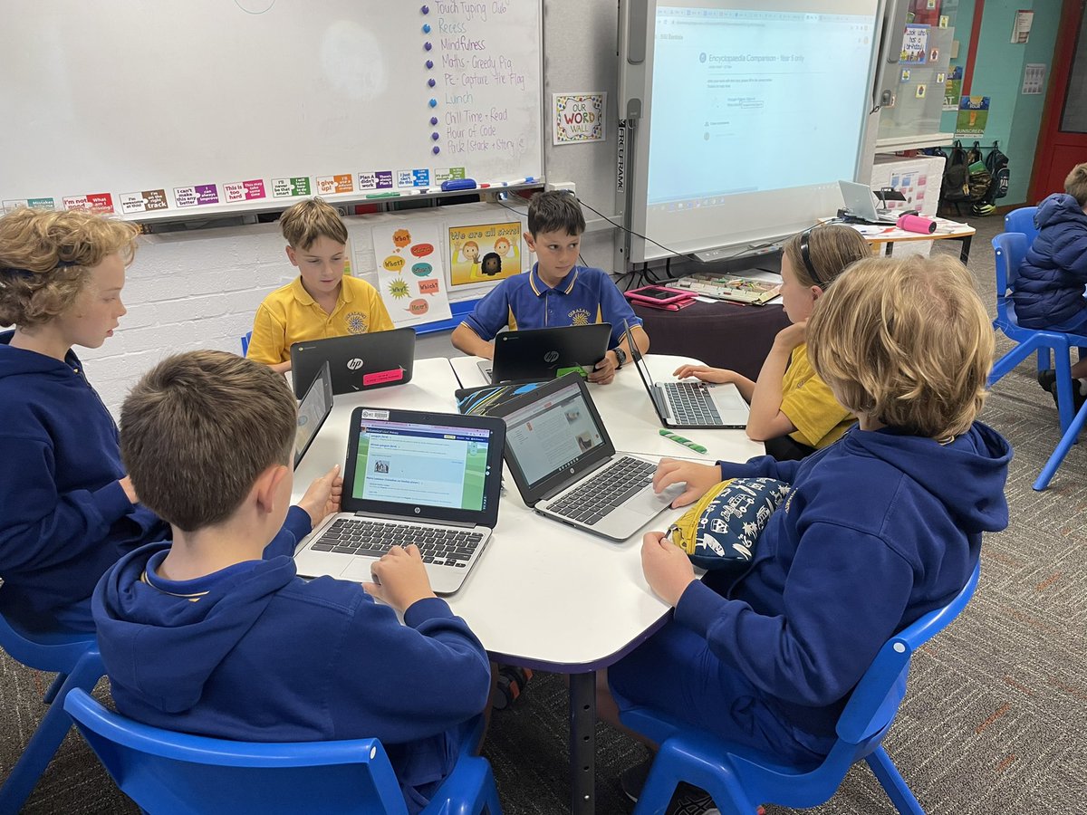 Lisa_Ison's tweet image. Today students @GiralangPrimary took part in an authentic investigation! Our librarian is looking to buy an online encyclopedia for the school. Yr 5 were asked to trial two of them, use all the features &amp;amp; decide which one they liked best! #RealLifeContexts #AuthenticLearning