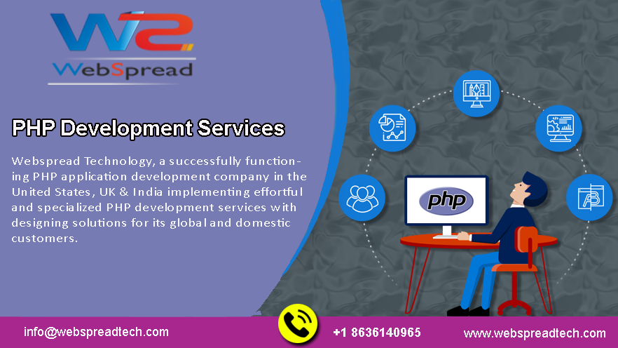 WebSpread1's tweet photo. Webspread Technology, a successfully functioning PHP application development company in the USA, UK &amp; India implementing effortful &amp; specialized #PHP_Development services with designing solutions for its global and domestic customers. visit: https://t.co/MbUAyICMG8 https://t.co/8FMd8h5wPm