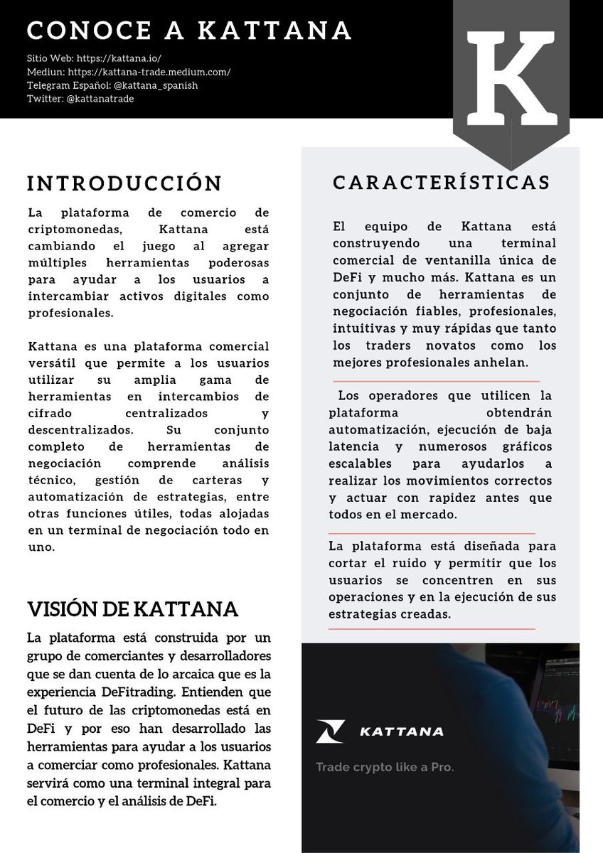 taita_rivas's tweet image. @kattanatrade 
kattana es la mejor opción aquí te comparto esta breve información  #TheBestOption