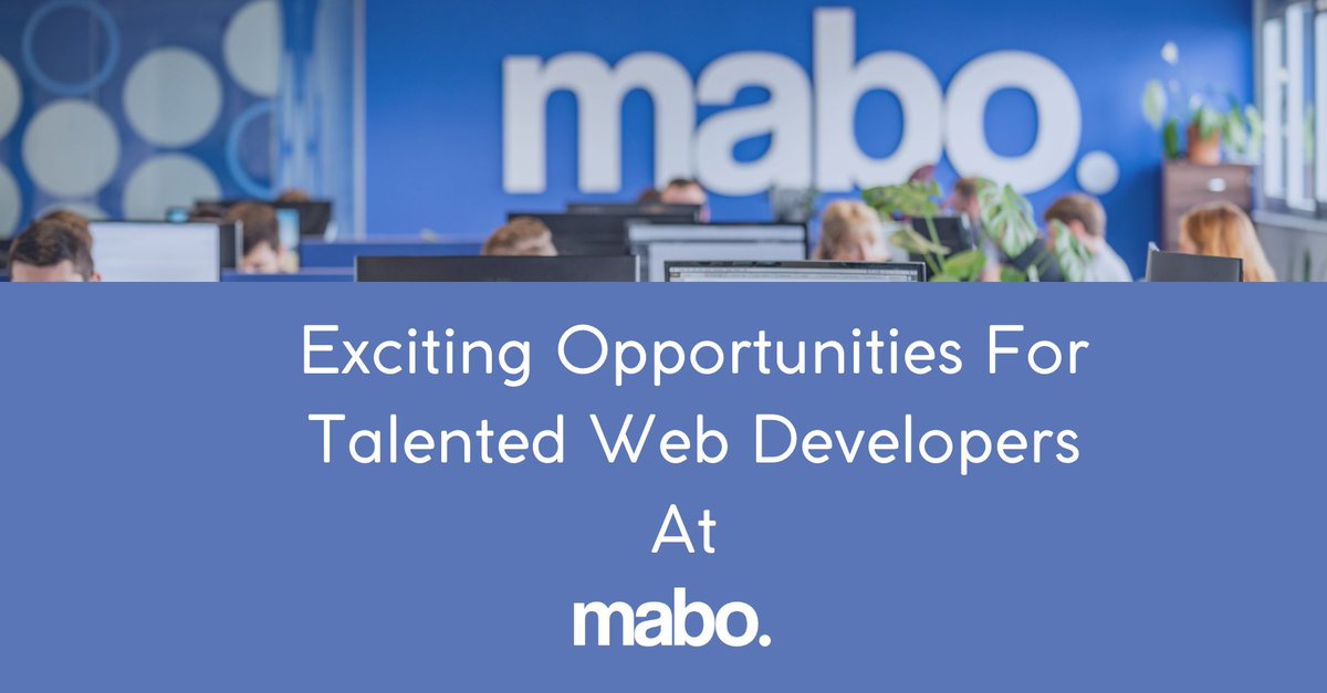 mabo_uk's tweet image. ❗We're hiring!❗
🖥️ We are looking for talented WEB Developers to join our team and play a part in our biggest technology leap yet 🖥️
✨Interested? Check out the link below NOW✨
hubs.ly/H0G-z900
#PPCAgency #WEBDevelopers #PlatformDevelopers #Teesside