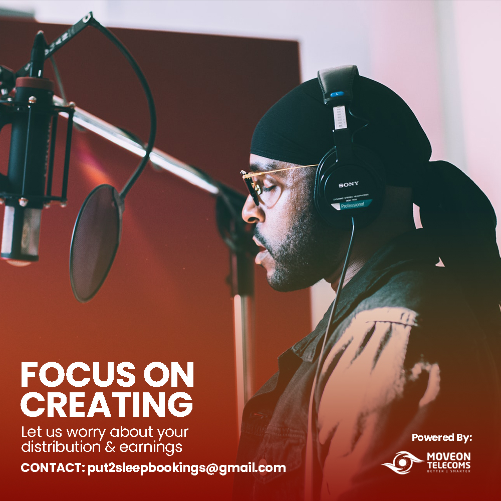 Put2sleep1's tweet image. #focusoncreating our music distribution focuses on artists like you!....we distribute music to all international platforms and on SKIZA Caller tunes so that you can earn as an artist throughout the year. #ontherise #musicdistribution