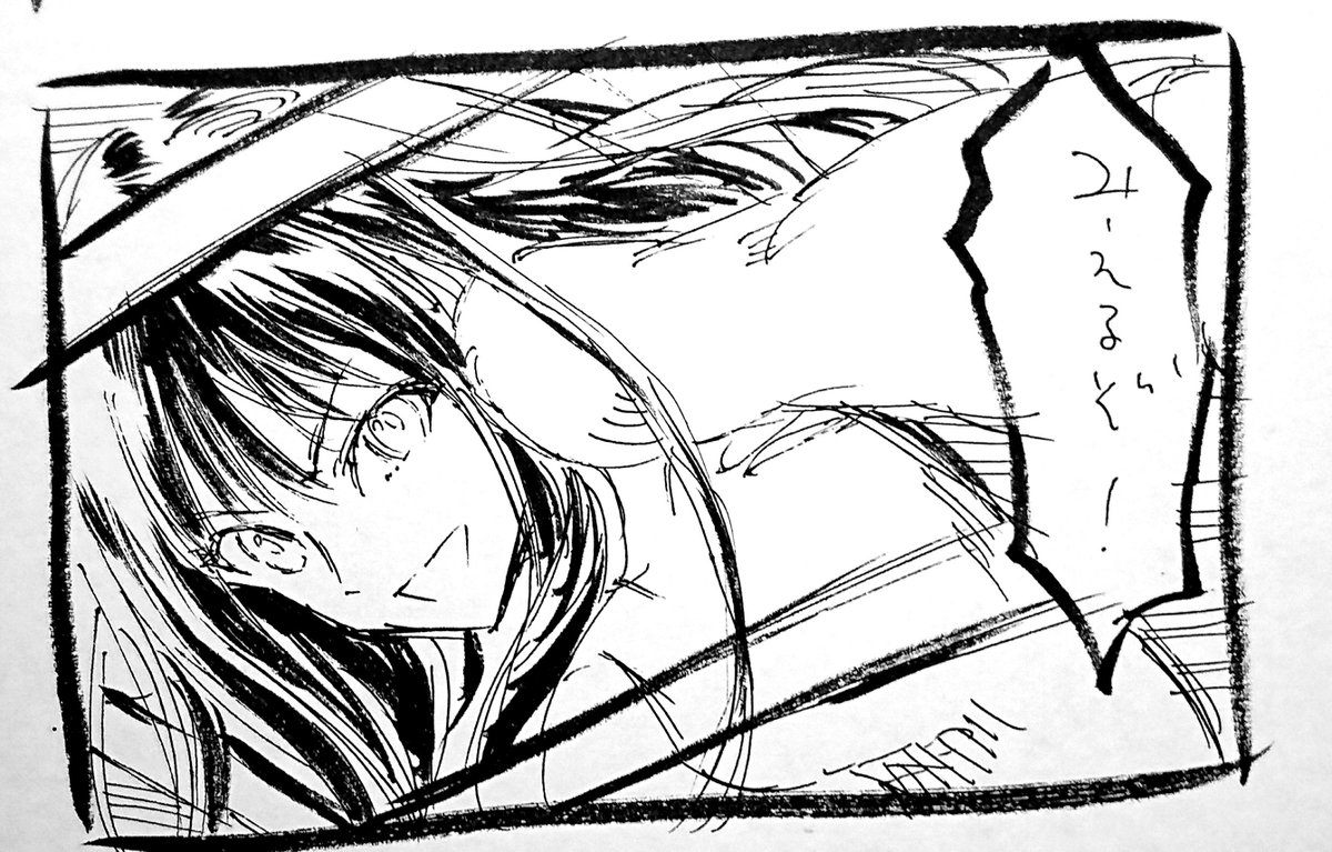 @airin0609 覚醒した瞬間を描いてみました 