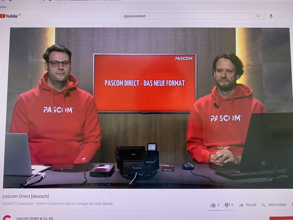 ericweismuc's tweet photo. Zu Gast bei #pascom zum #pascomDirect Online-Event 🤓 https://t.co/08cTluYrge https://t.co/JF4OvpxAf3