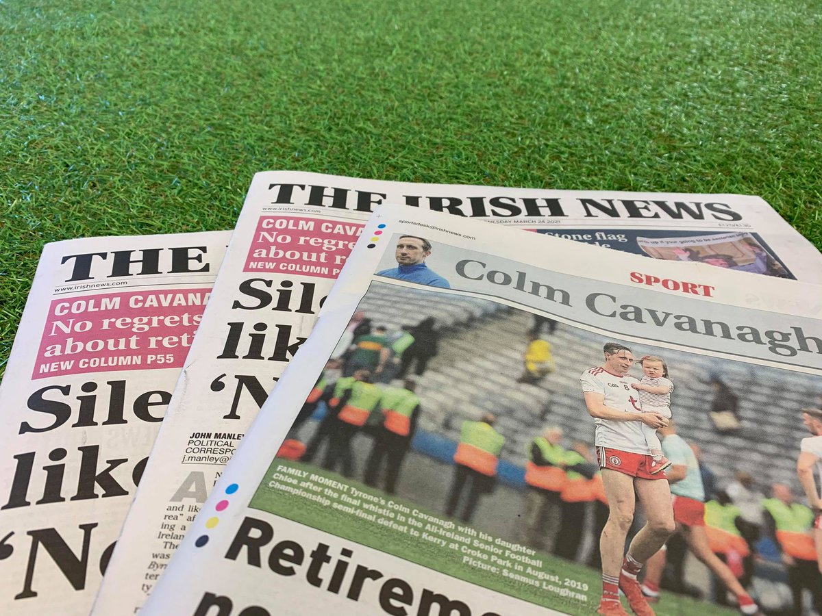 PICK UP TODAY's #IrishNews to read our NEW Columnist Colm Cavanagh... @collykid2 | Retirement a hard decision but no regrets... and no comeback |