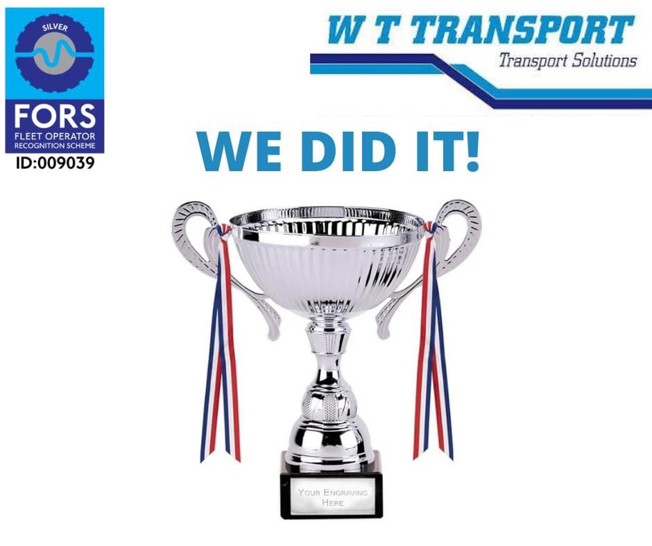 Another year, another pass.... We have just had the good news we have passed our FORS Silver audit. Well done everyone for all of your hard work. #HardWorkPaysOff