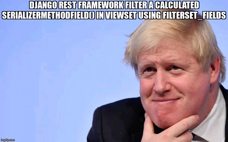 overflow_meme's tweet image. Django Rest Framework filter a calculated SerializerMethodField() in ViewSet using filterset_fields stackoverflow.com/questions/6676… #djangorestframework #python #djangofilter #django