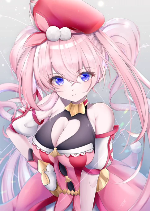 #見た人も無言でピンク髪美少女貼れ 
ツムギちゃん! 