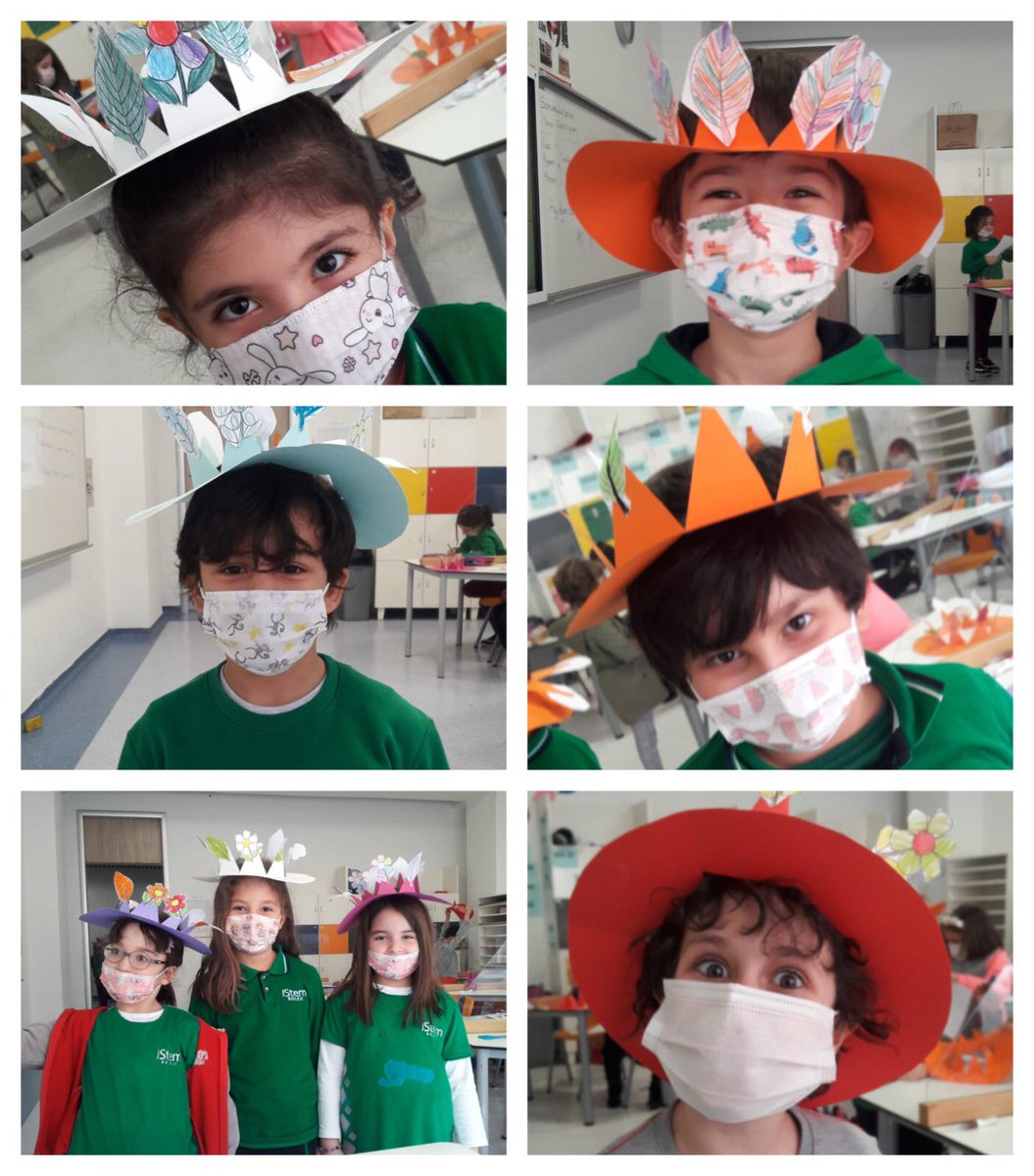 iStemKoleji's tweet photo. ♦️First graders learn how to talk about weather conditions and clothes♦️
🌟Birinci sınıflar hava durumları ve kıyafetler hakkında konuşmayı öğreniyorlar🌟
#1stGraders
#EnglishLanguage
#Weather
#RainyCloudySnowy
#Seasons
#SpringSummer
#FallWinter
#SpringHat
#Howistheweather? https://t.co/WaQVfAASvI