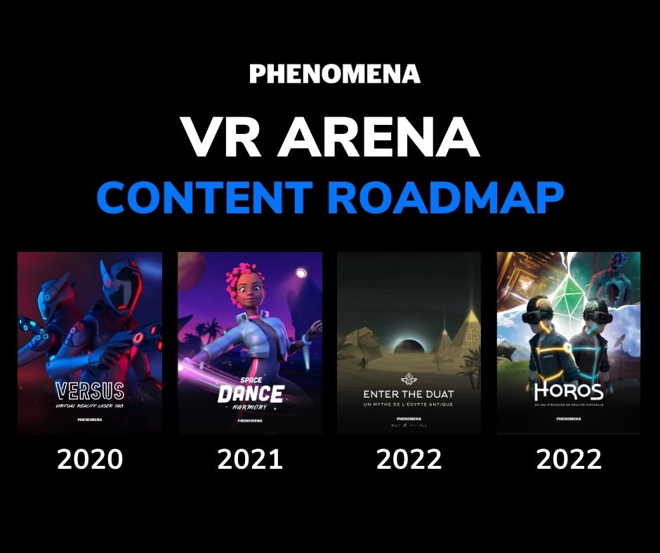 After launching Versus last year, we recently announced the Phenomena VR Arena. We're excited to bring you even more fun arena scale titles and can't wait to release our content roadmap for 2021/2022 with a whole bunch of new games 👏😎 Full announcement ➡️youtube.com/watch?v=SBq4jp…
