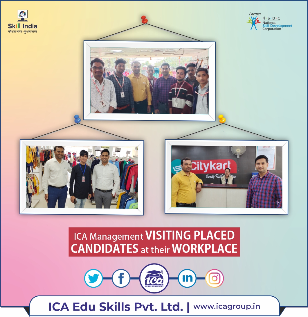 ICA_Skill's tweet photo. Mr. Sandesh Chaturvedi (AVP) & Mr. Rahul Kumar (Sr. Manager) from ICA met a few placed candidates to ensure they are happily working in a healthy environment.
Happy Students, Happy Us !!
#ICASkill #PostPlacementSupport #HappyFaces #SuccessfulPlacement #placement #career #skill https://t.co/EfVBiv0Eoc