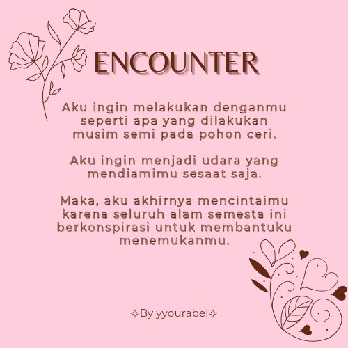 yyourabel's tweet photo. [ FREE PDF TAEKOOK — ENCOUNTER ]
[] by @yyourabel 

HOW TO CLAIM? 
1. Follow aku dan @arladane (screenshot sebagai bukti)
2. Wajib like dan retweet post ini
3. Mengisi form di bawah ini dengan hati-hati guna menghindari kesalahan.

link: https://t.co/x00QL9MYll https://t.co/uvV3bt8Y4U