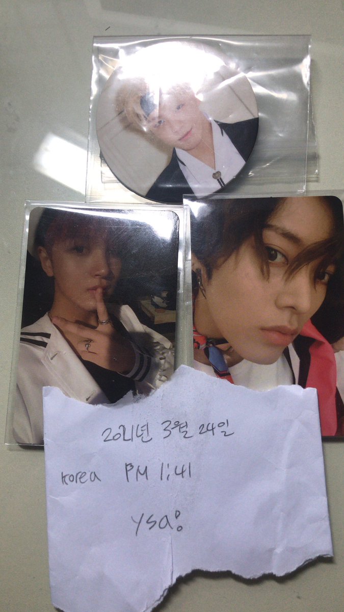 tarocartt's tweet photo. 🖇 wts | ph | still in kr

Jeno we boom cc
- clean 
- P85

Yuta cherry bomb pc
- clean
- P150

Haechan we young
- has a slight defect (check replies)
- P390

reply mine + item to claim https://t.co/baMMMpdFEl