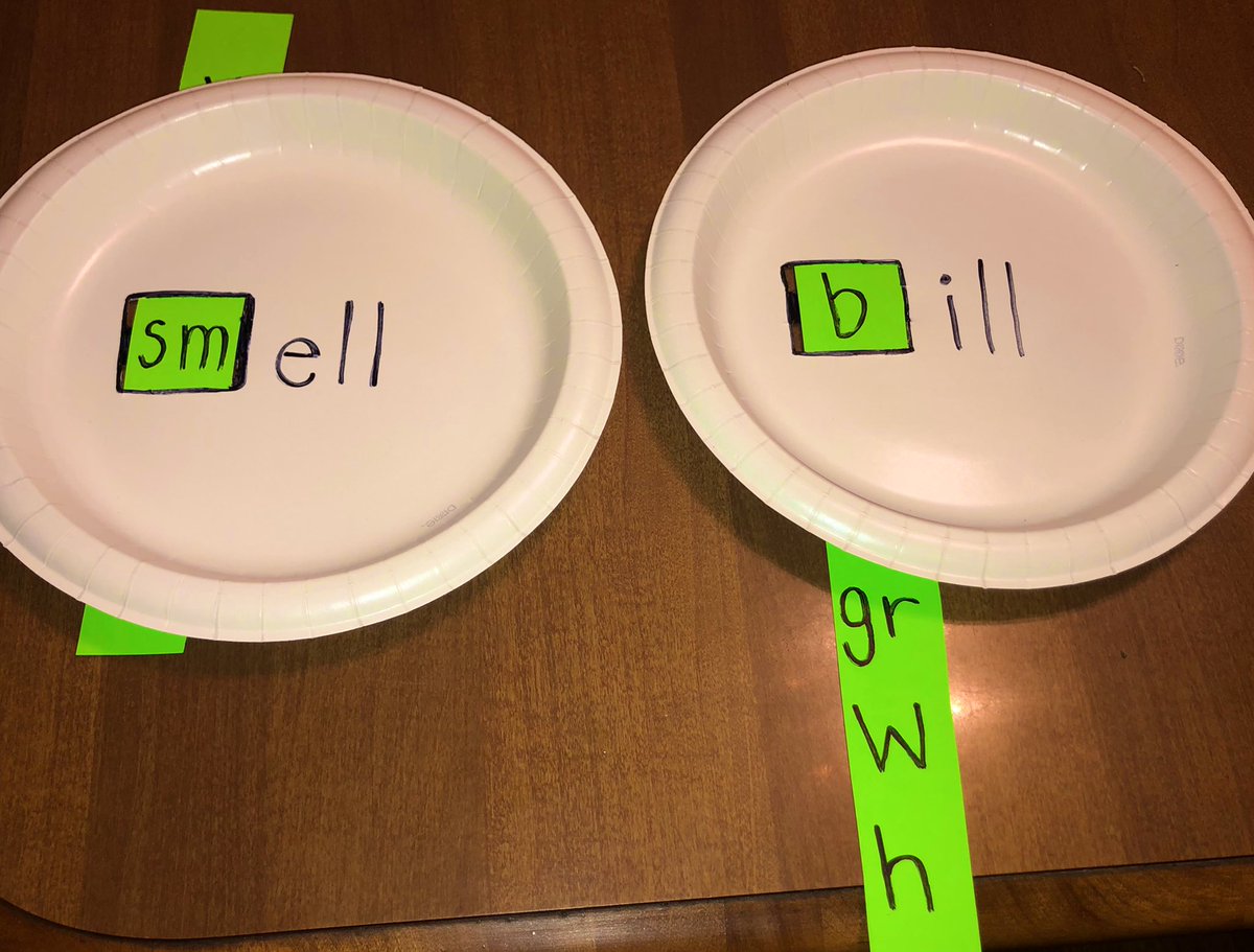 MsLupo29's tweet photo. I also made two word slider plates! This is a great activity to help students make words with the -ell and -ill endings! Making these were a lot of fun! Thank you @DrSDougherty for teaching us about all of these activities! :) @mgcjusa #TEC207 #ELD307 https://t.co/xb2qY3WXi7