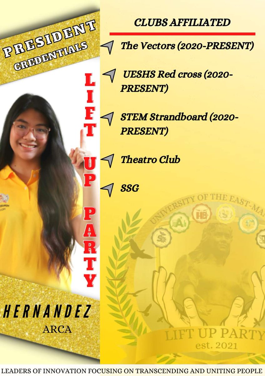 LiftupParty's tweet photo. Catch us tomorrow at 3PM for the Miting De Avance and on March 26, 2021 (Friday) for the Election Day! Remember to Vote Straight, Vote Wisely, Vote LIFT UP PARTY! https://t.co/tm16VaMlUK