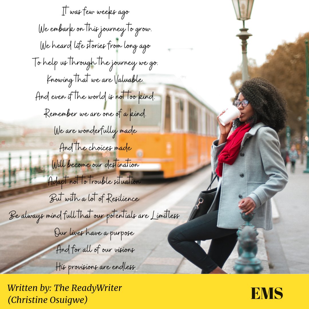 Cosuigwe1's tweet photo. Graduated yesterday from EMS. So thankful I was able to complete this mentoring scheme. I then found a new gift of writing poems.  Enjoy https://t.co/rH384LFM8P