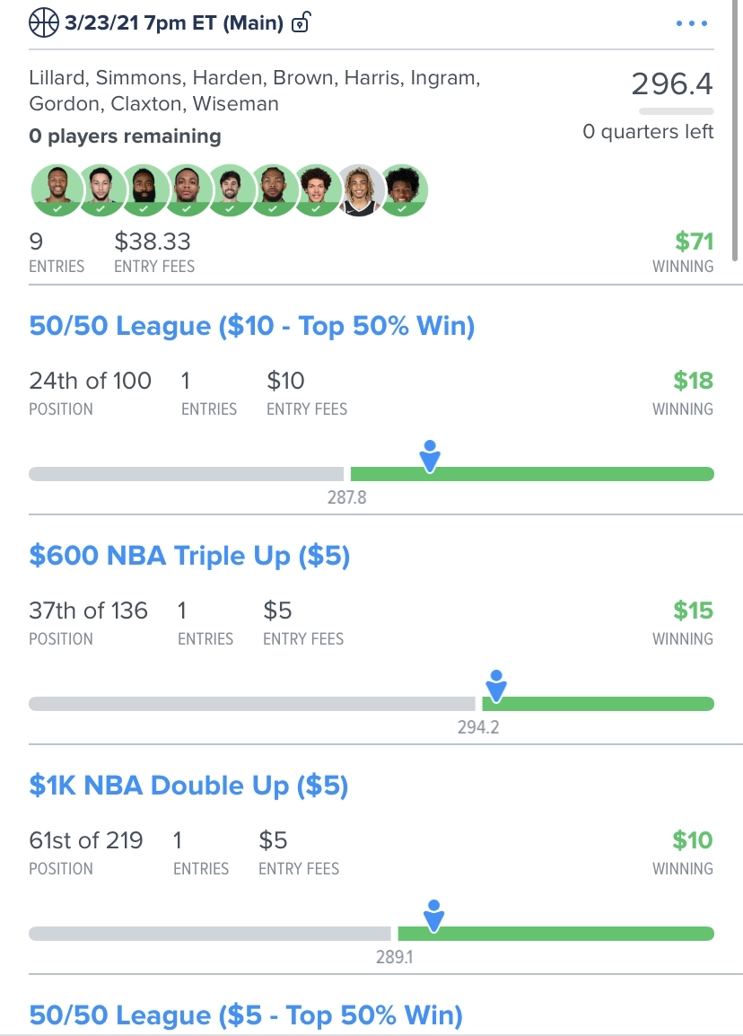 DFSPrimeLineups's tweet photo. 🔥The Prime #DFS Community is on🔥 Click👉 https://t.co/dLBNGuv5It to access our content & even talk to Zolok about their pic below!
💰#DailyLineups
🗣#DFSChatRoom
📕DFS Strategy
📝Core Plays
📊#CheatSheets
#NFL #NBA #MLB #FanDuel #Draftkings https://t.co/fJEKexNQAN