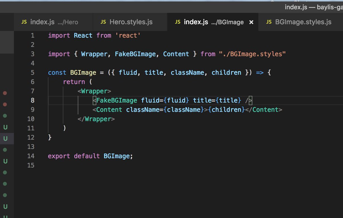 TheBaylisCode's tweet image. Day 31 of ... 20XX
Yay...Late night coding it is :) Finishing up the Hero component on the blog main page
#codingphase #365codingphasechallenge #thecodingway #100daysofcode #javascript #React #50Projects50Days
#25daysofcode