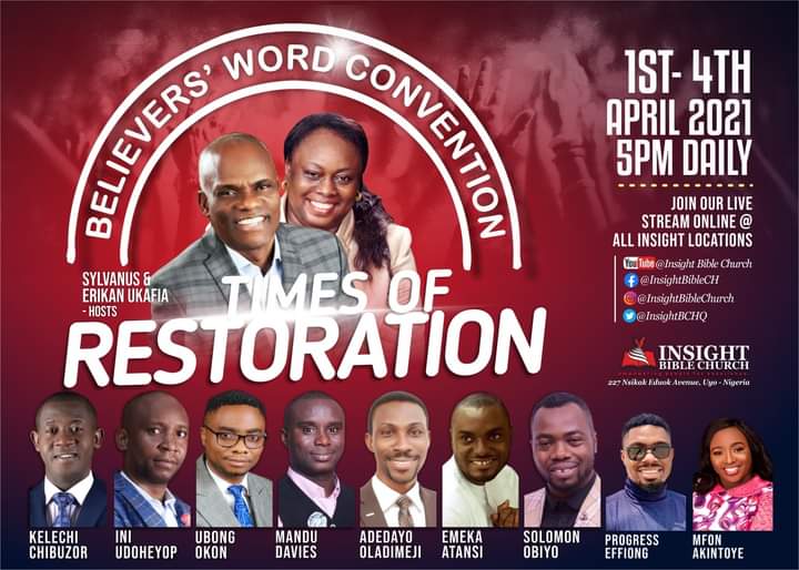 InsightBCHQ's tweet photo. We can't wait anymore... See you at the convention...
#InsightService
#InsightCon2021
#believerswordconvention
#timesofrestoration https://t.co/R2gJ4l59nd