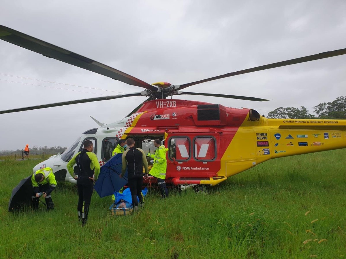 Police Rescue in action near Port Macquarie - professional and dedicated