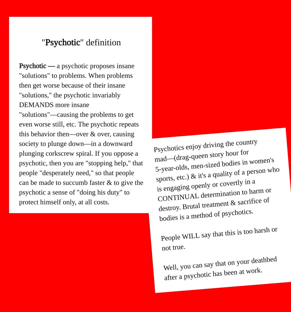 starr_lamar's tweet photo. #Psychotic definition https://t.co/HohvsFH4o8