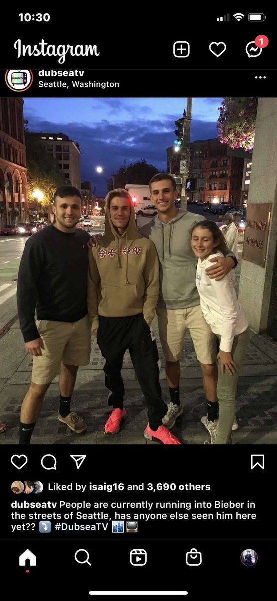Karlais's tweet photo. @justinbieber is in Seattle &amp; im so sad i wish i would’ve known🥺🥲 https://t.co/eZjSp05gOw