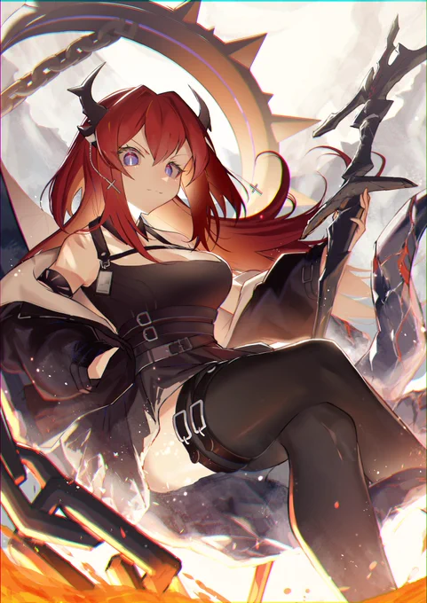スルト、お迎え出来ますように...の絵
#アークナイツ 
#明日方舟 